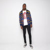 Bellfield - Aztec Cardigan - Mens Knitwear - Navy