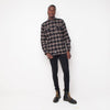 Bellfield - Check - Mens Shirt - Black/Brown