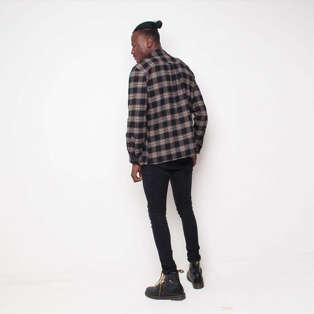 Bellfield - Check - Mens Shirt - Black/Brown