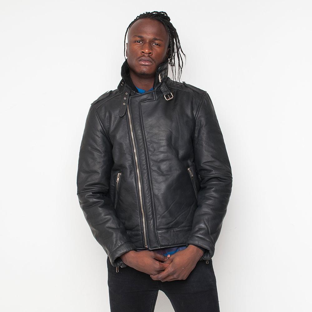 Bellfield - Leather - Mens Jacket - Black