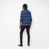Bellfield - Blue Check - Mens Shirt - Blue/Purple