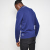 Bellfield - 1/4 Zip Up - Mens Jumper - Blue