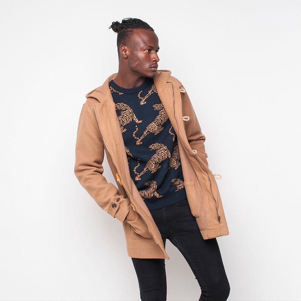 Bellfield - Duffle - Mens Coat - Brown