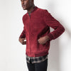 Bellfield - Suede - Mens Jacket - Burgundy