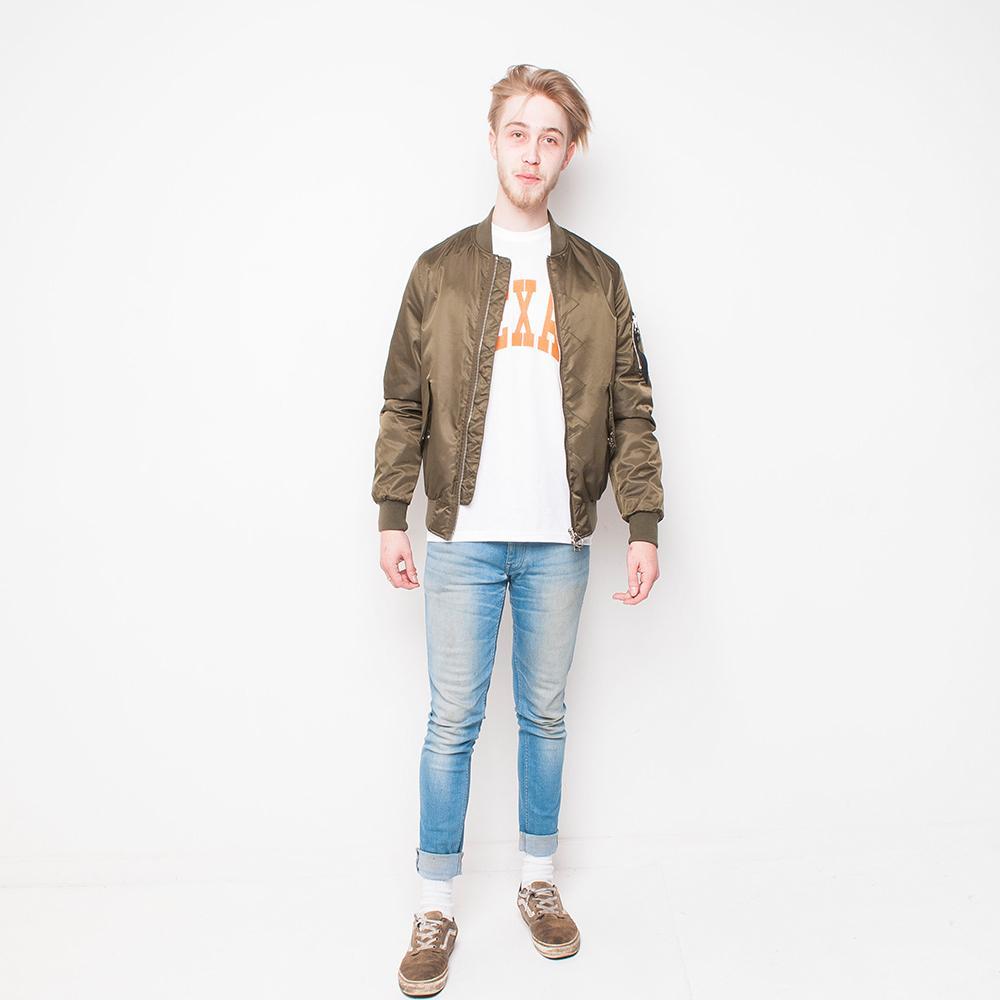 Bellfield - Khaki Bomber - Mens Jacket - Khaki