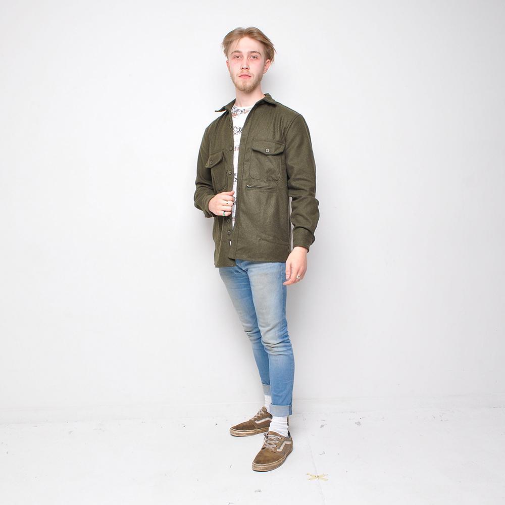 Bellfield - Felt Shirt - Green