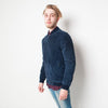 Bellfield - Suede - Mens Jacket - Navy