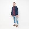 Bellfield - Suede - Mens Jacket - Navy