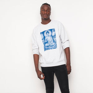 H&L - Buddha - Mens Sweat - Grey