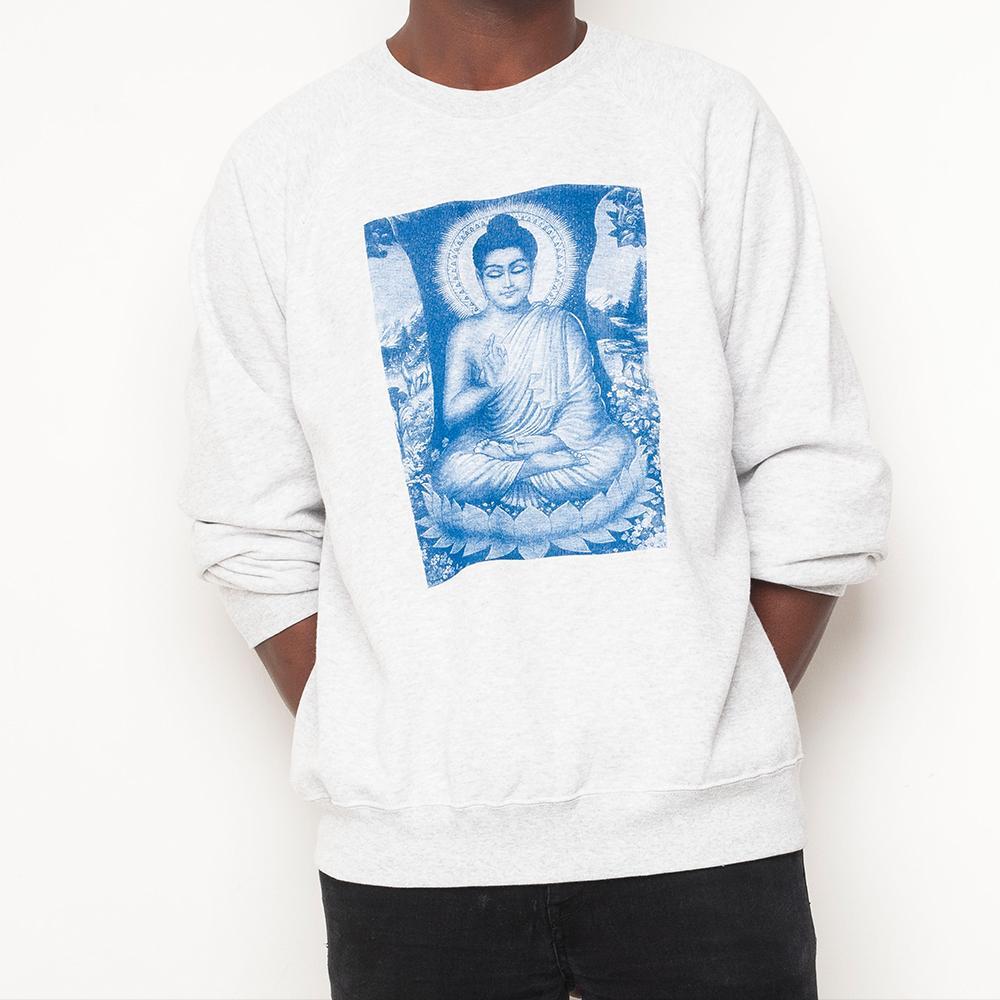 H&L - Buddha - Mens Sweat - Grey