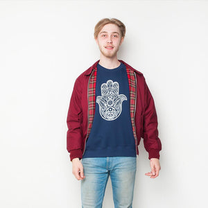 H&L - Harrington - Mens Jacket - Burgundy