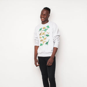 H&L - Dino - Mens Sweat - Grey