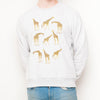 H&L - Giraffe - Mens Sweat - Grey