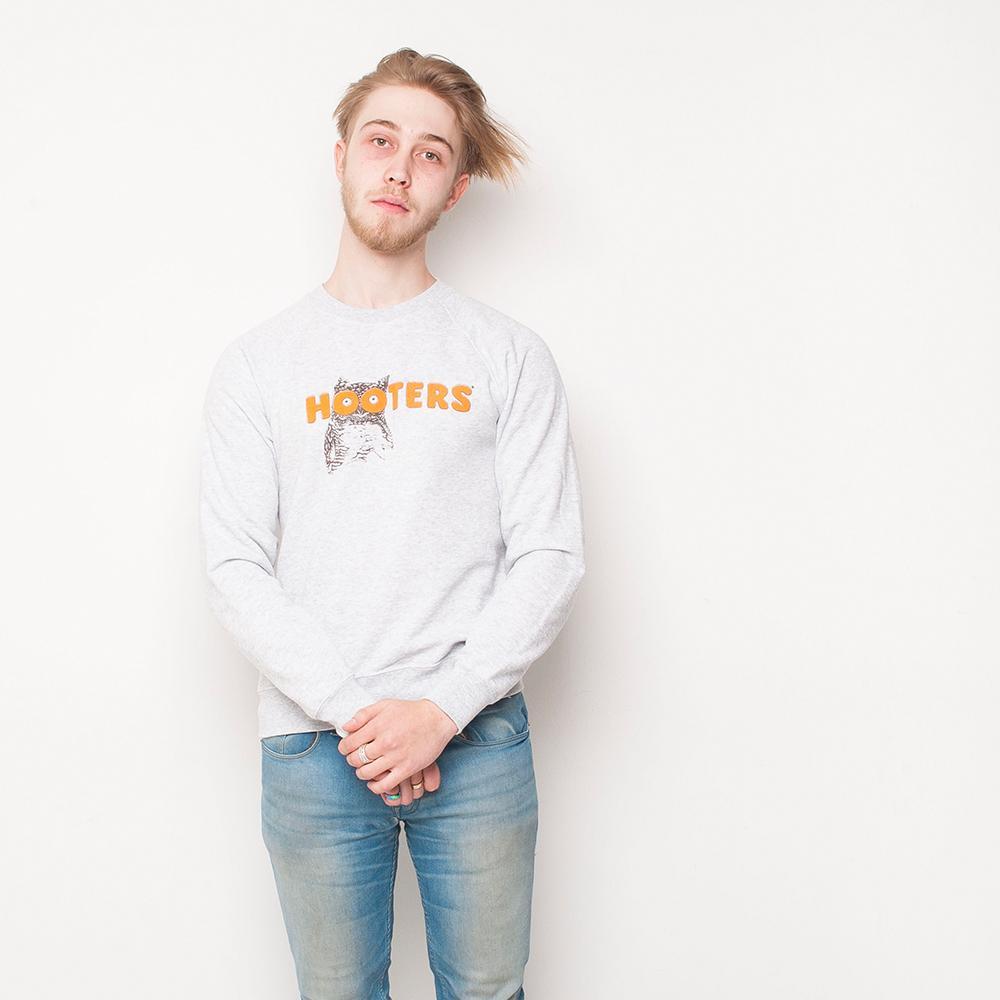 H&L - Hooters  - Mens Sweat - Grey