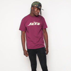 H&L - Jets - Mens T Shirt - Burgundy