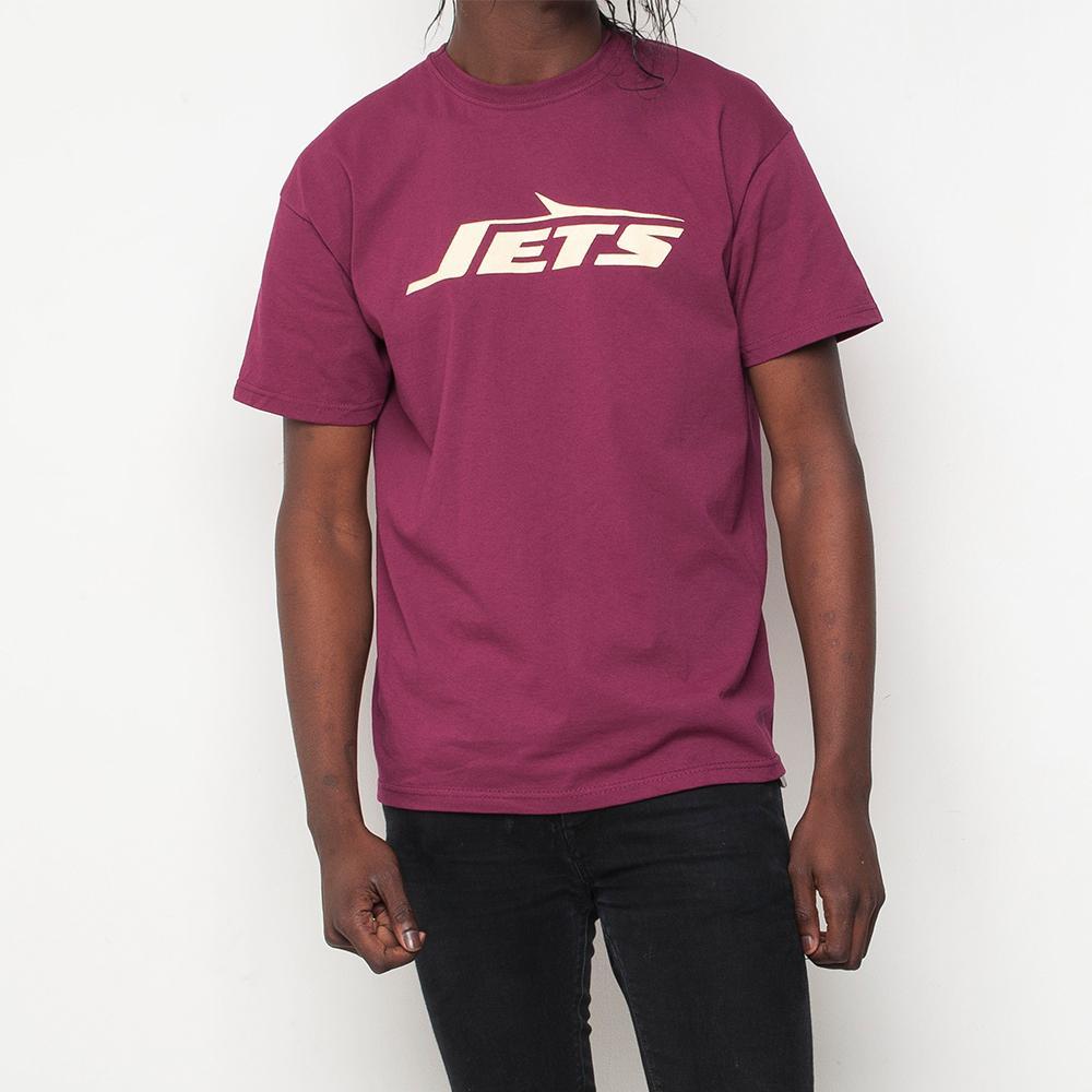 H&L - Jets - Mens T Shirt - Burgundy