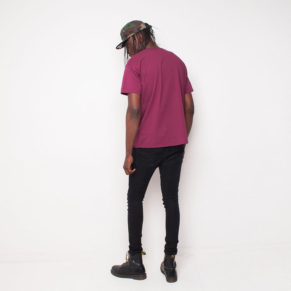 H&L - Jets - Mens T Shirt - Burgundy