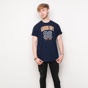 H&L - Kansas - Mens T Shirt - Navy