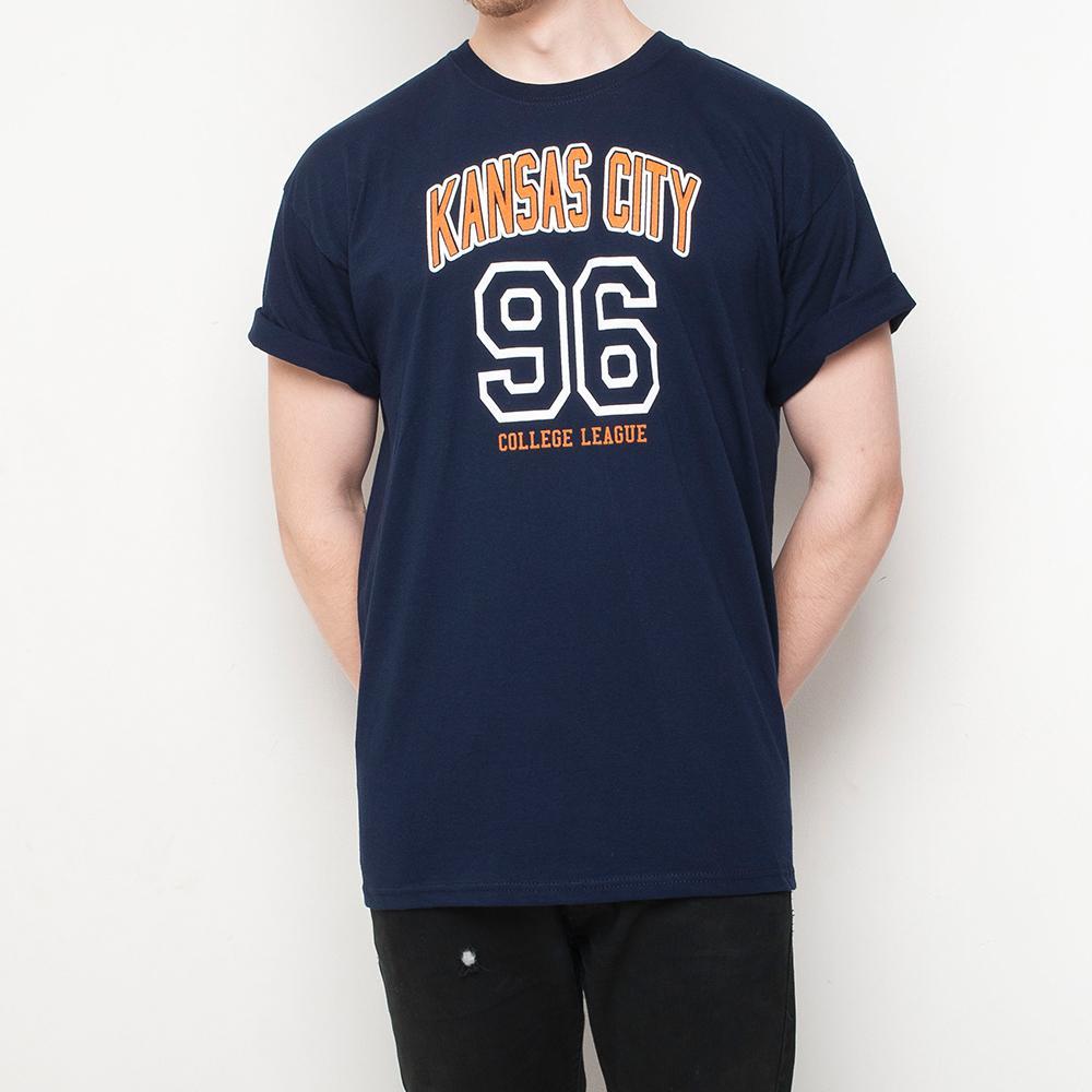H&L - Kansas - Mens T Shirt - Navy