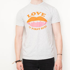 H&L - Love Bite - Mens T Shirt - Grey