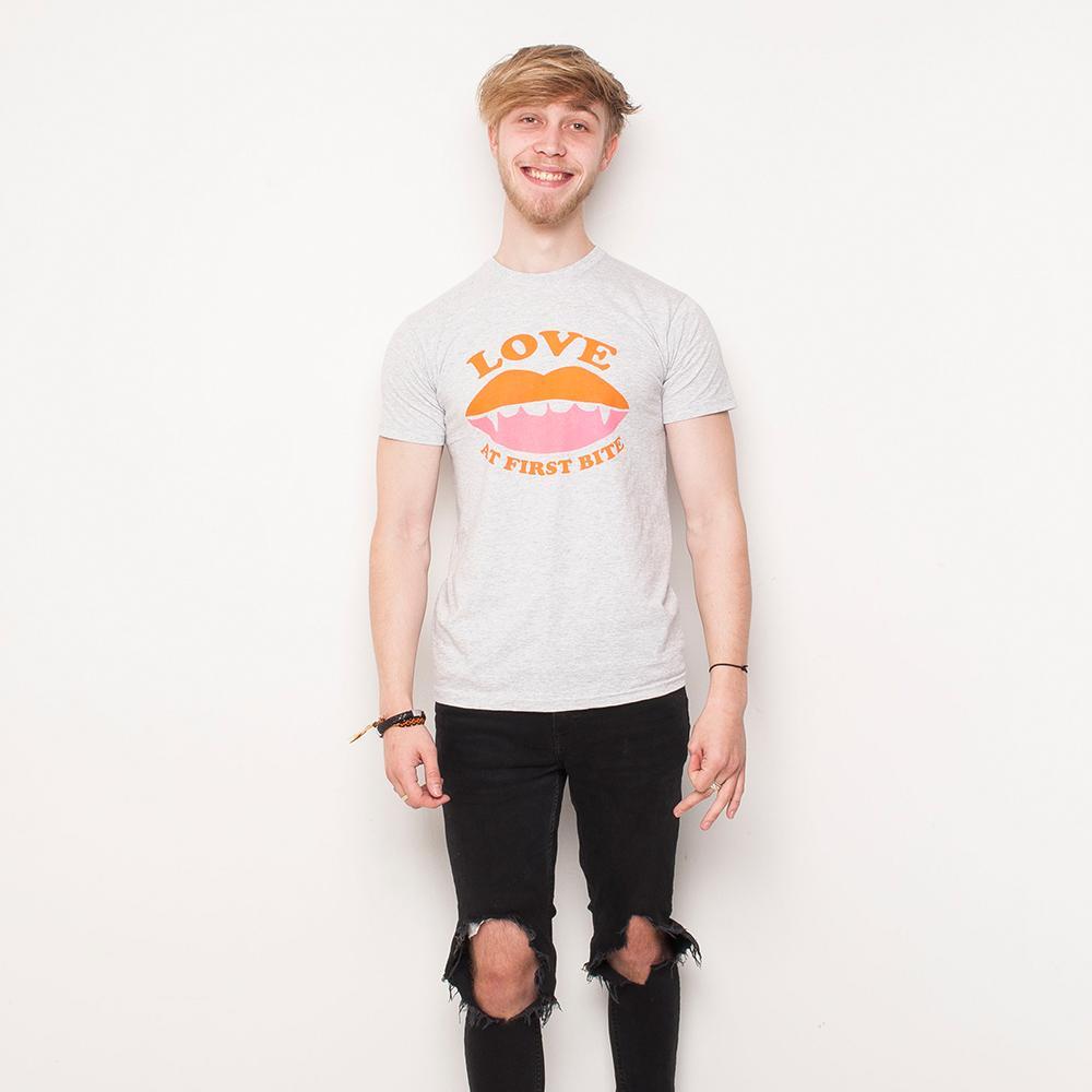 H&L - Love Bite - Mens T Shirt - Grey