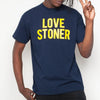 H&L - Love Stoner - Mens T Shirt - Navy