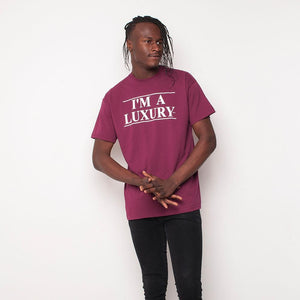 H&L - Luxury - Mens T Shirt - Burgundy