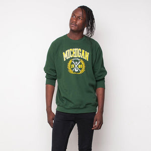 H&L - Michigan - Mens Sweat - Green