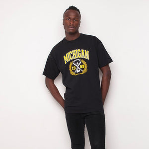 H&L - Michigan - Mens T Shirt - Black