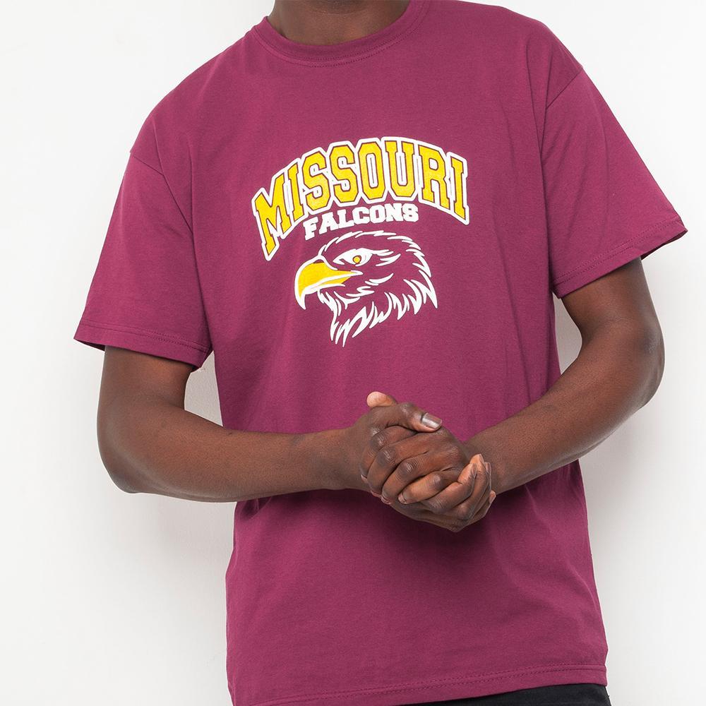 H&L - Missouri - Mens T Shirt - Burgundy