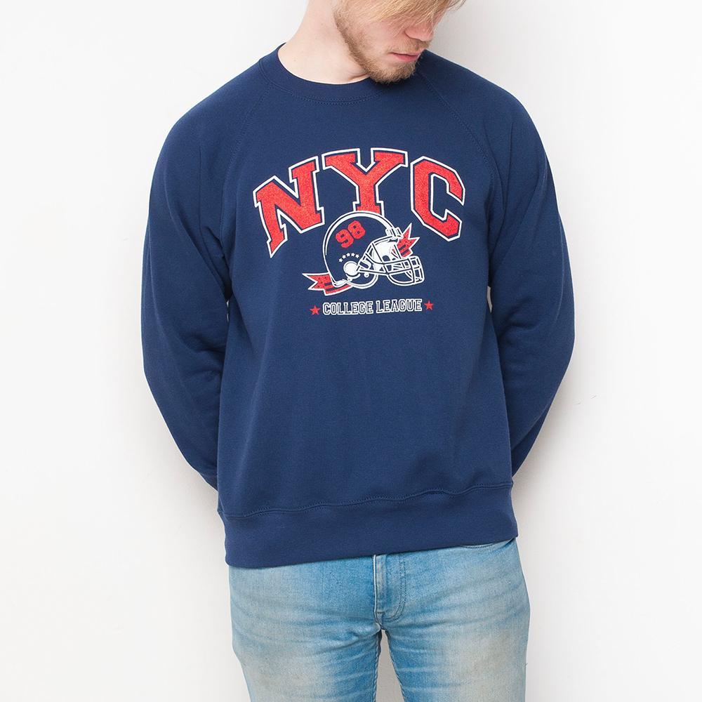 H&L - NYC - Mens Sweat - Navy