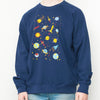 H&L - Planets - Mens Sweat - Navy