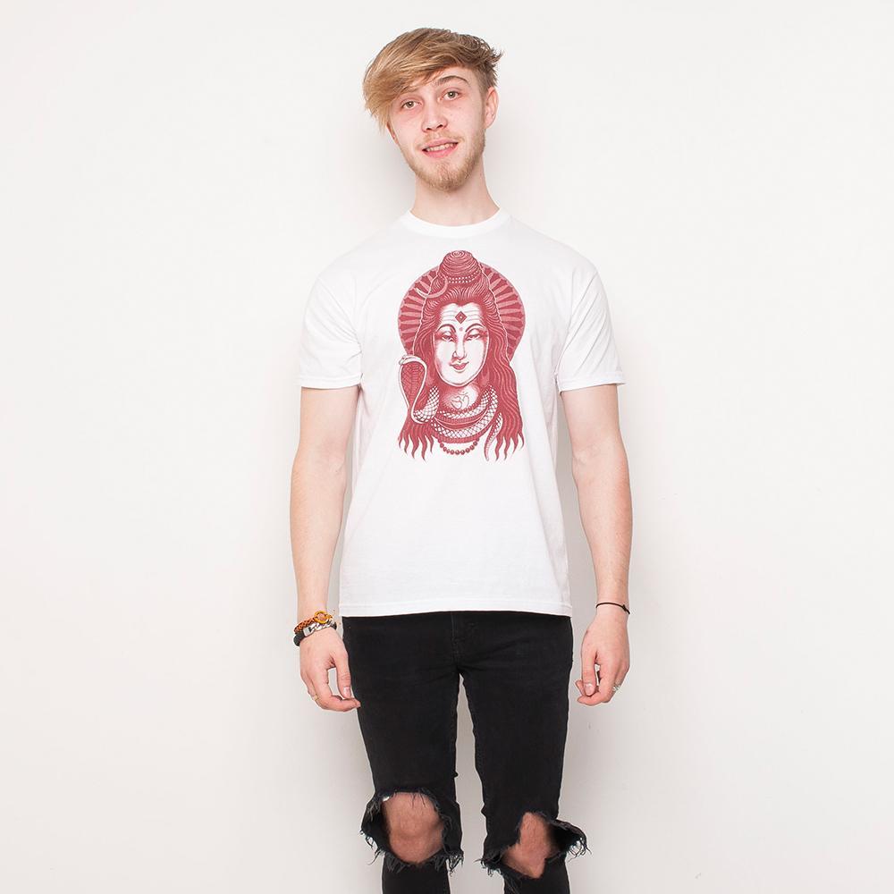 H&L - Shiva - Mens T Shirt - White