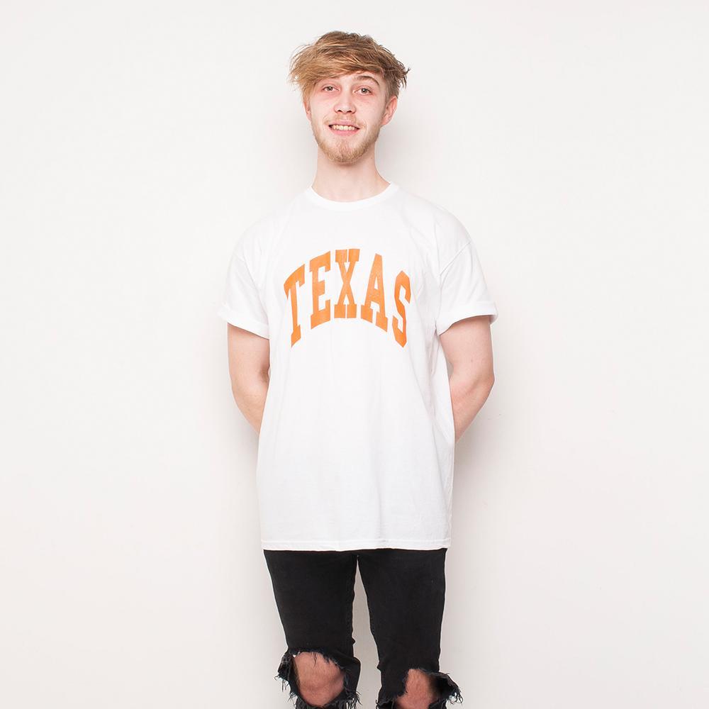 H&L - Texas - Mens T Shirt - White