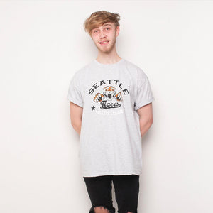 H&L - Tiger - Mens T Shirt - Grey