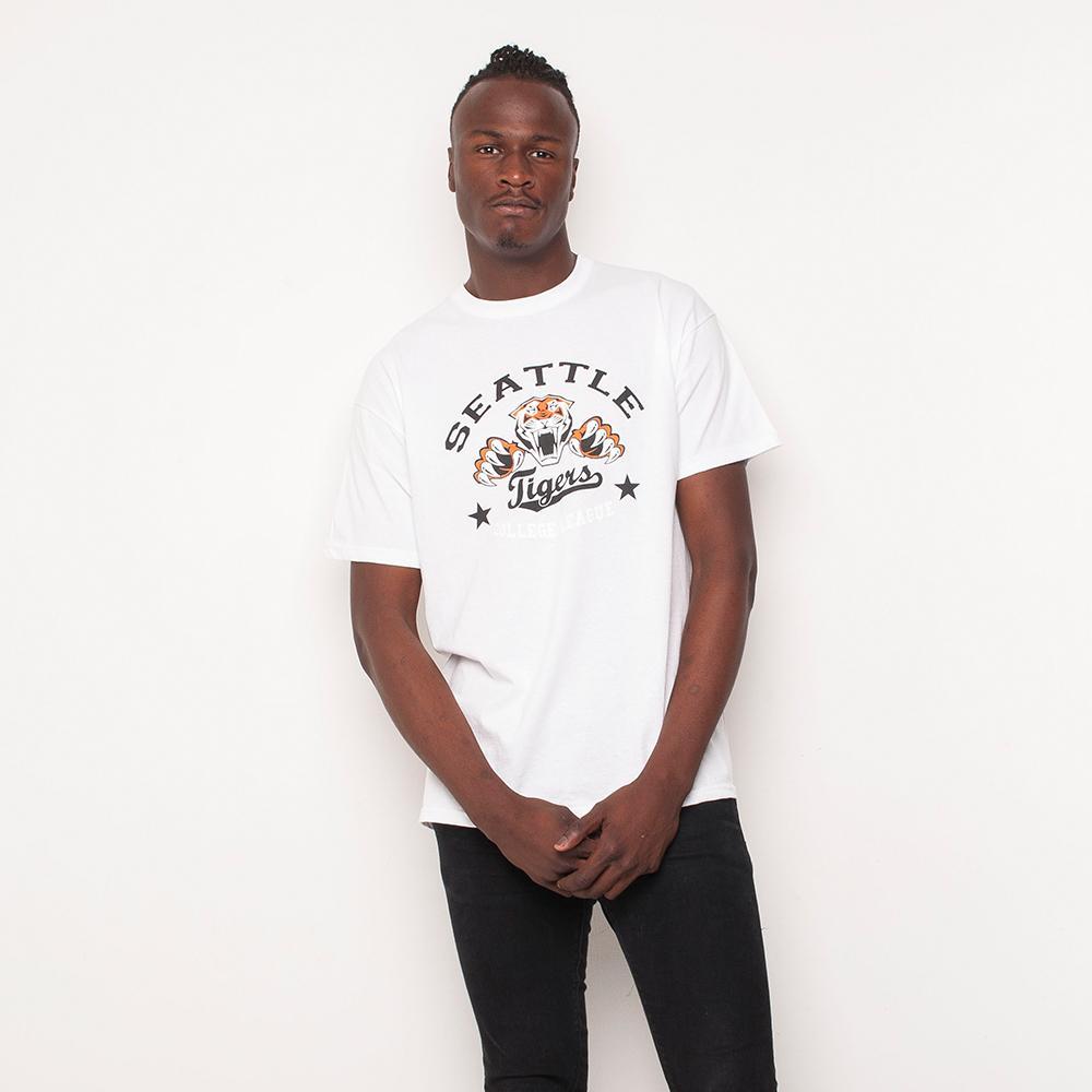 H&L - Tiger - Mens T Shirt - White