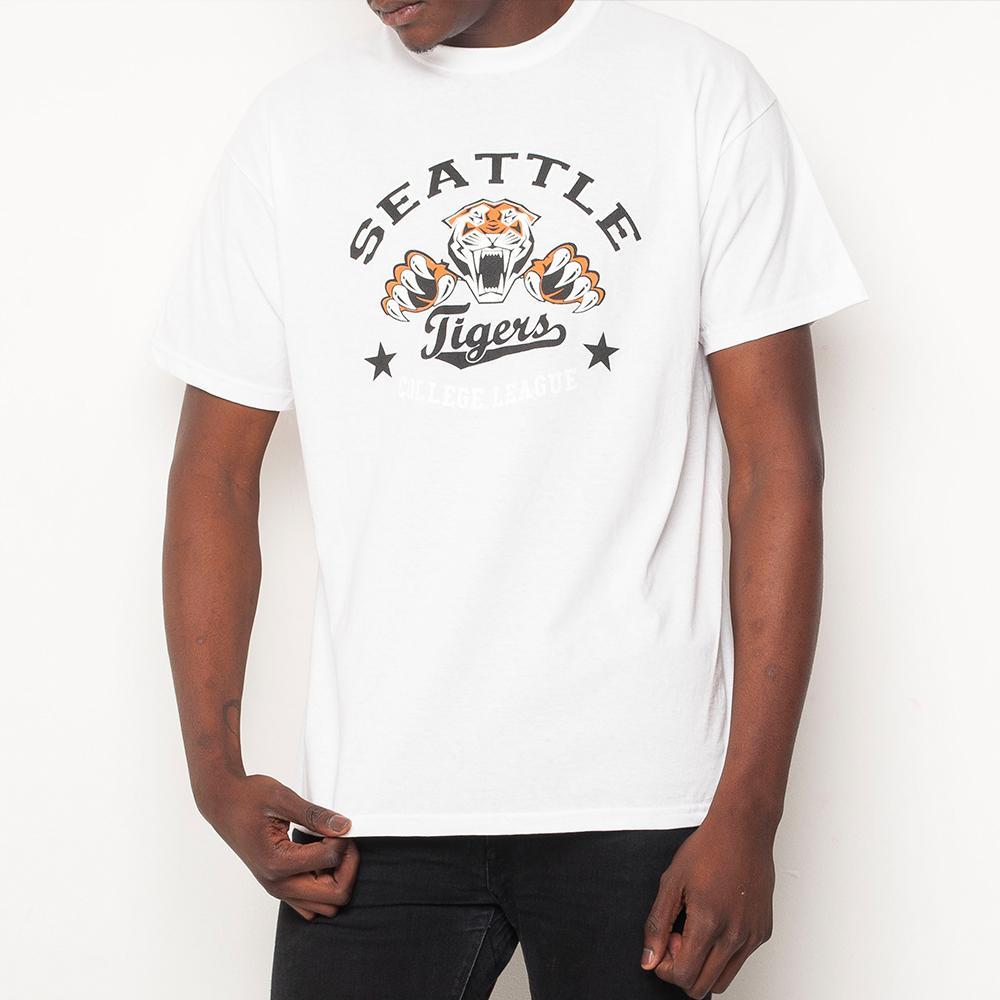 H&L - Tiger - Mens T Shirt - White