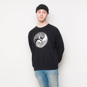 H&L - Tree - Mens Sweat - Black