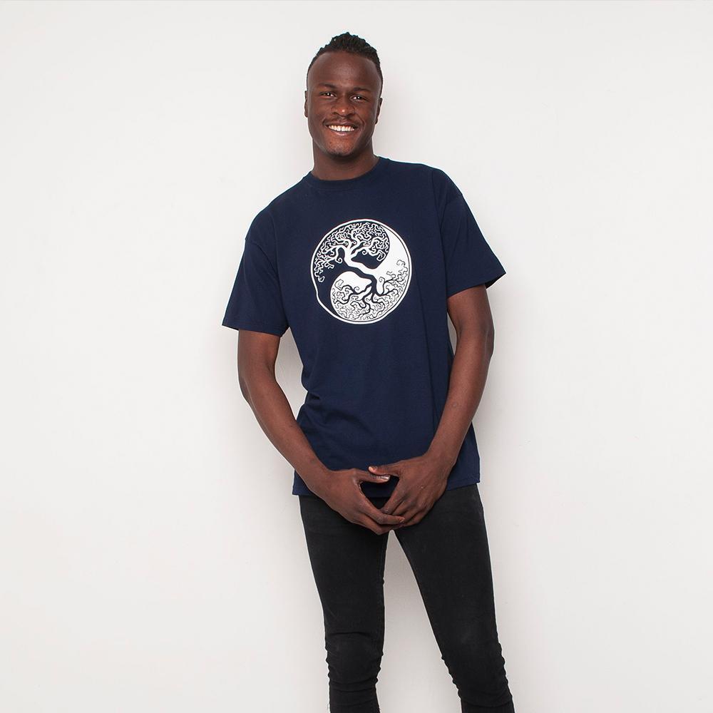 H&L - Tree - Mens T Shirt - Navy