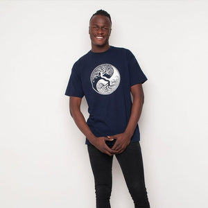 H&L - Tree - Mens T Shirt - Navy