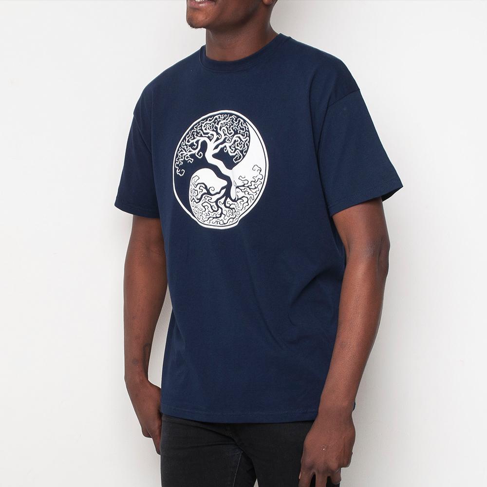 H&L - Tree - Mens T Shirt - Navy