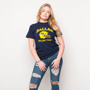 H&L - Dallas Helmet - Womens T Shirt - Navy