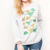 H&L - Dino - Womens Sweat - Grey