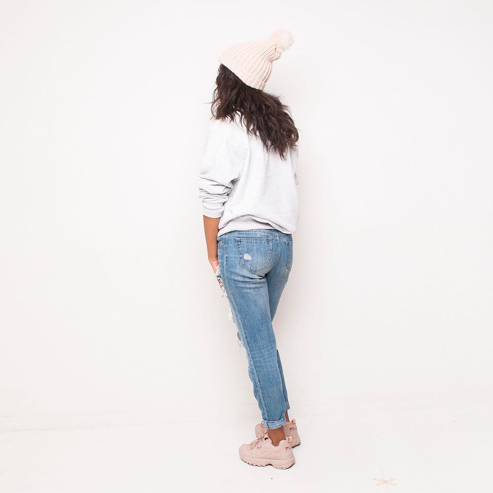 H&L - Giraffe - Womens Sweat - Grey
