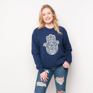 H&L - Hand - Womens Sweat - Navy