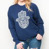 H&L - Hand - Womens Sweat - Navy