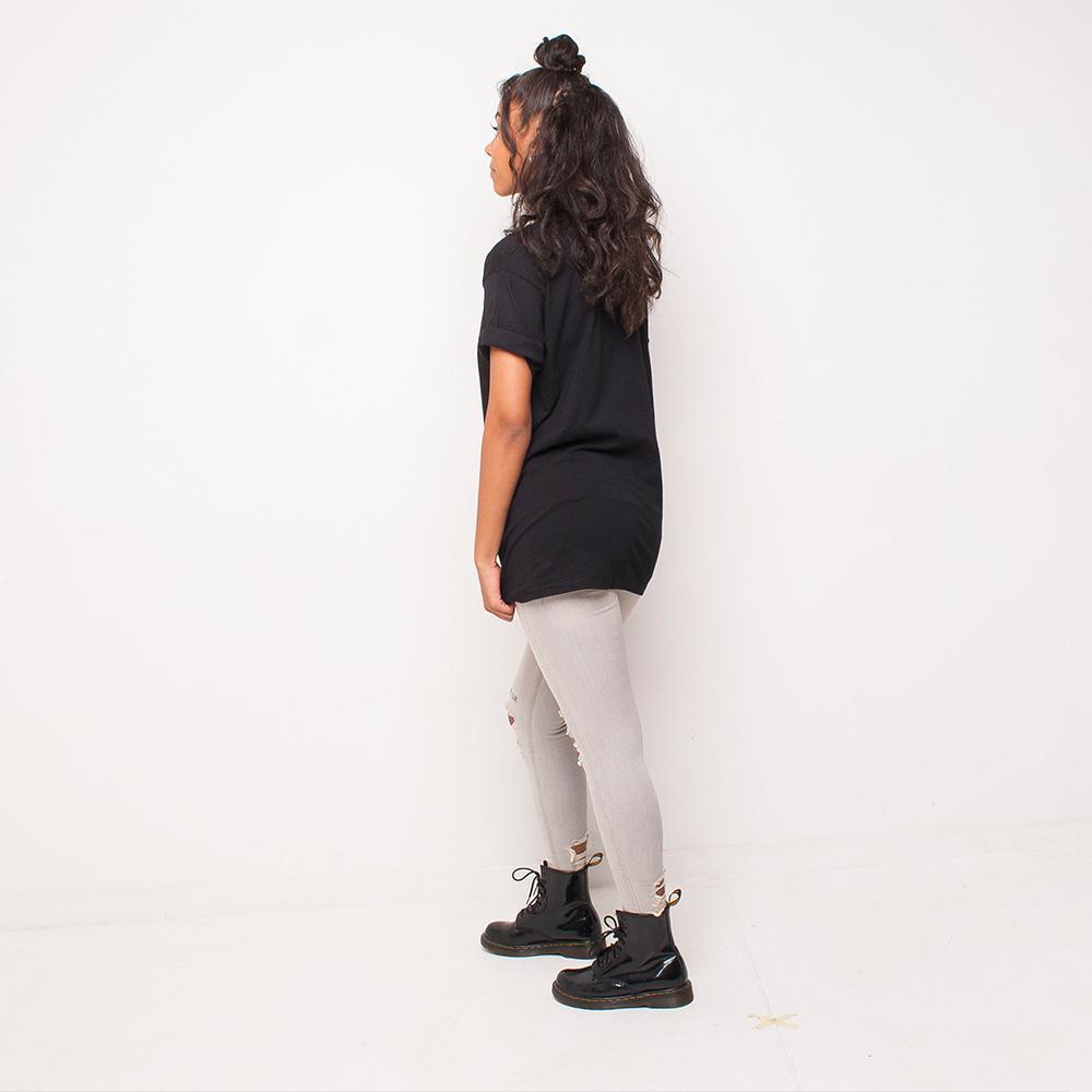 H&L - Hand - Womens T Shirt - Black
