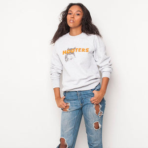 H&L - Hooters - Womens Sweat - Grey