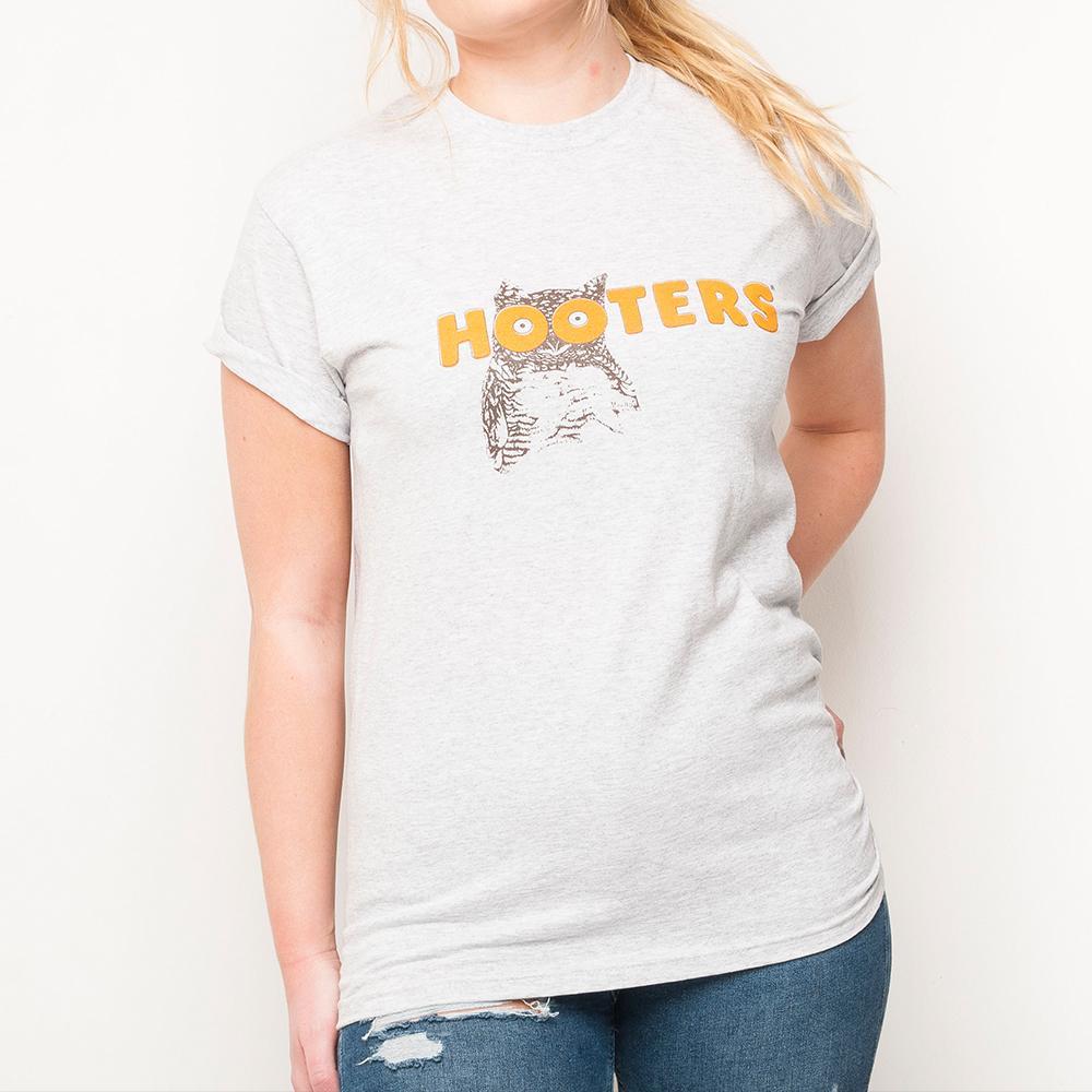 H&L - Hooters - Womens T Shirt - Grey