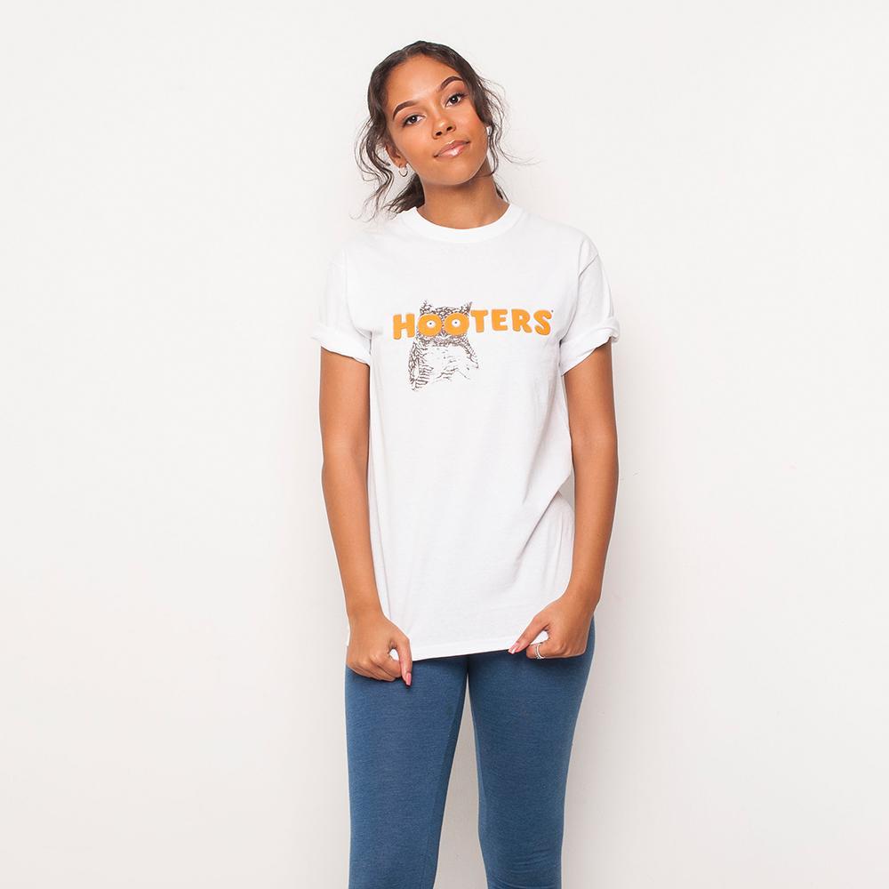H&L - Hooters - Womens T Shirt - White